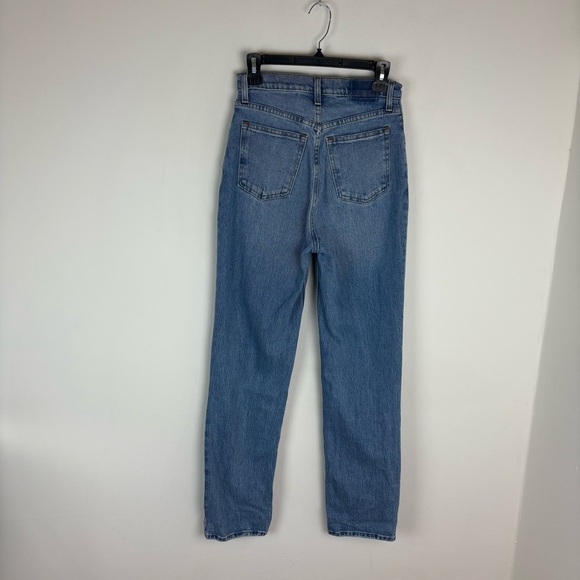 Abercrombie & Fitch The ‘90s Straight High Rise Jeans Size 27 / 4 Curve Love - Picture 5 of 6